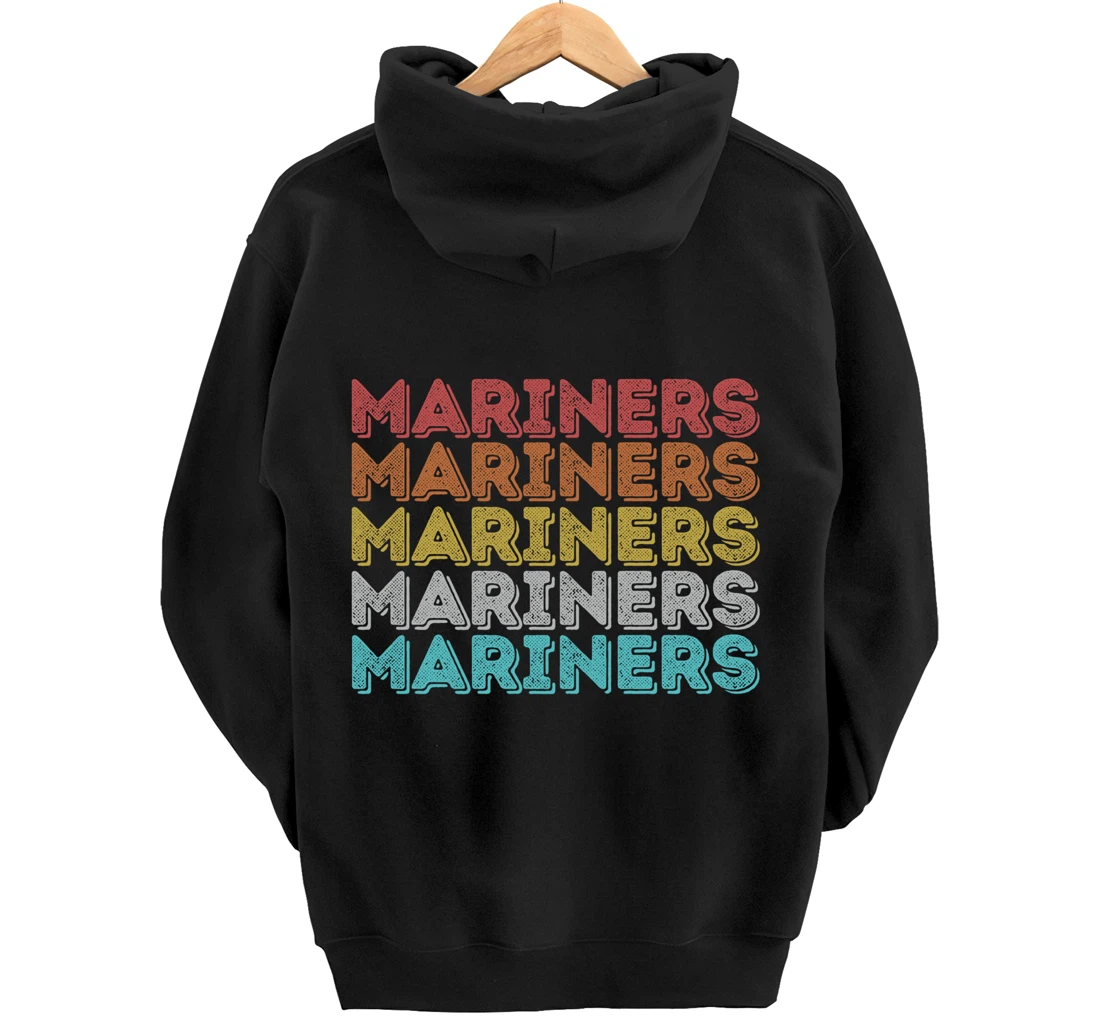 Vintage Retro Mariners Pullover Hoodie