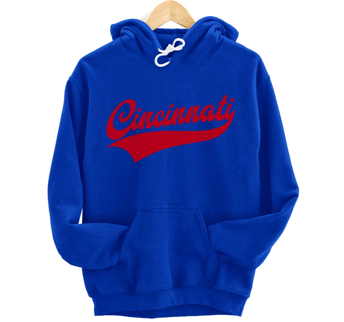 CINCINNATI - Throwback Design - Classic Pullover Hoodie