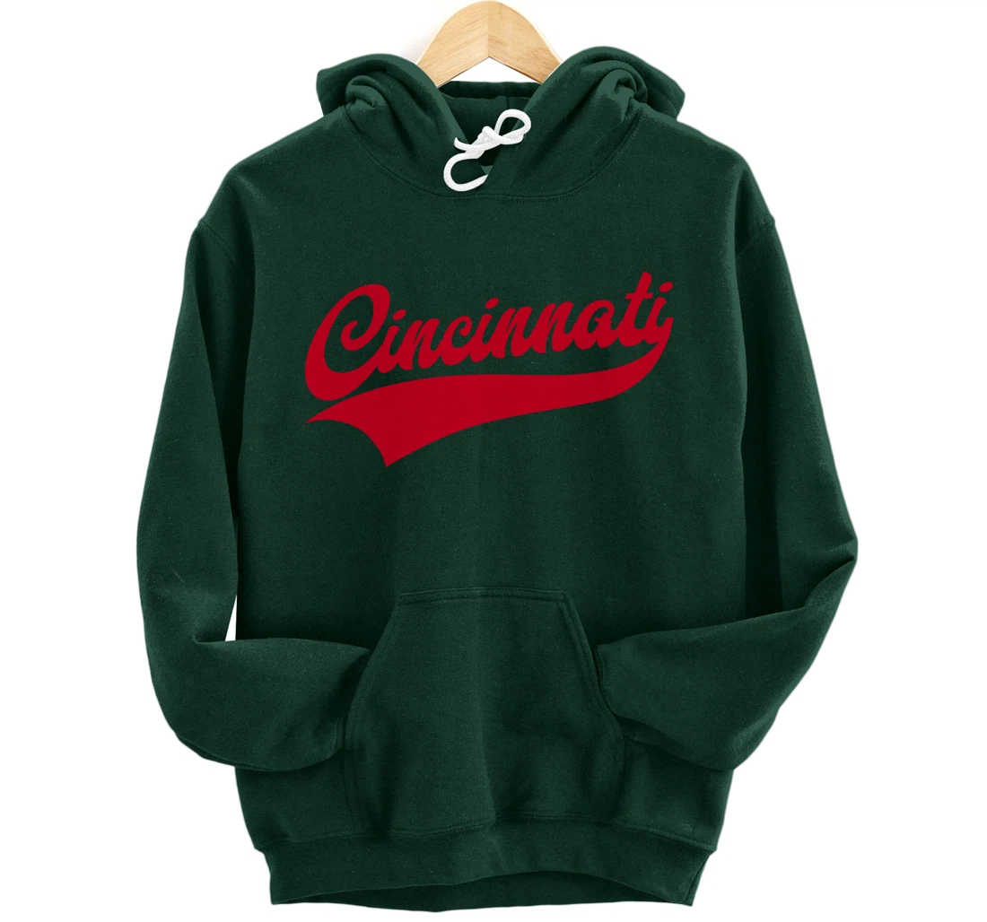 CINCINNATI - Throwback Design - Classic Pullover Hoodie