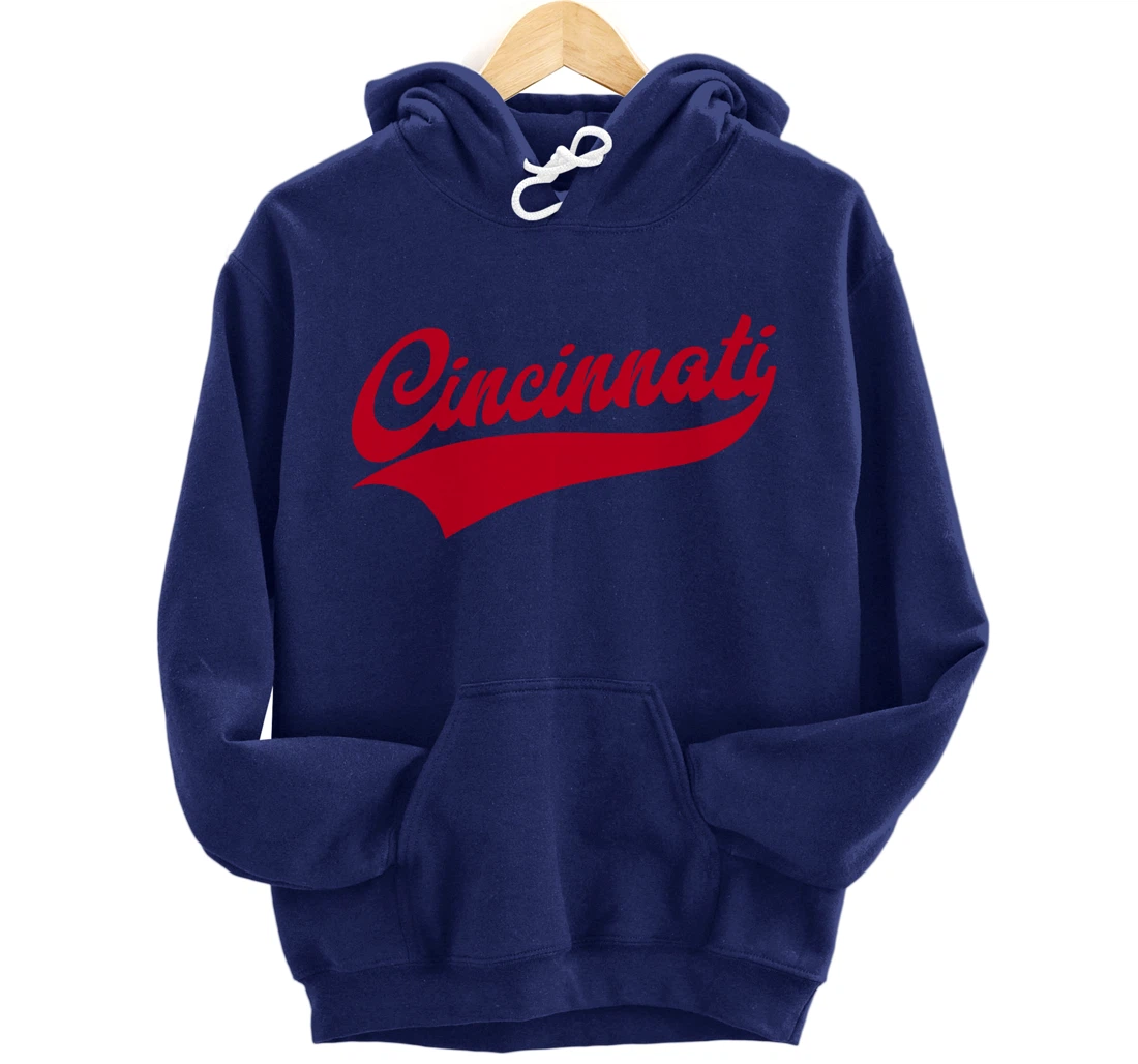 CINCINNATI - Throwback Design - Classic Pullover Hoodie