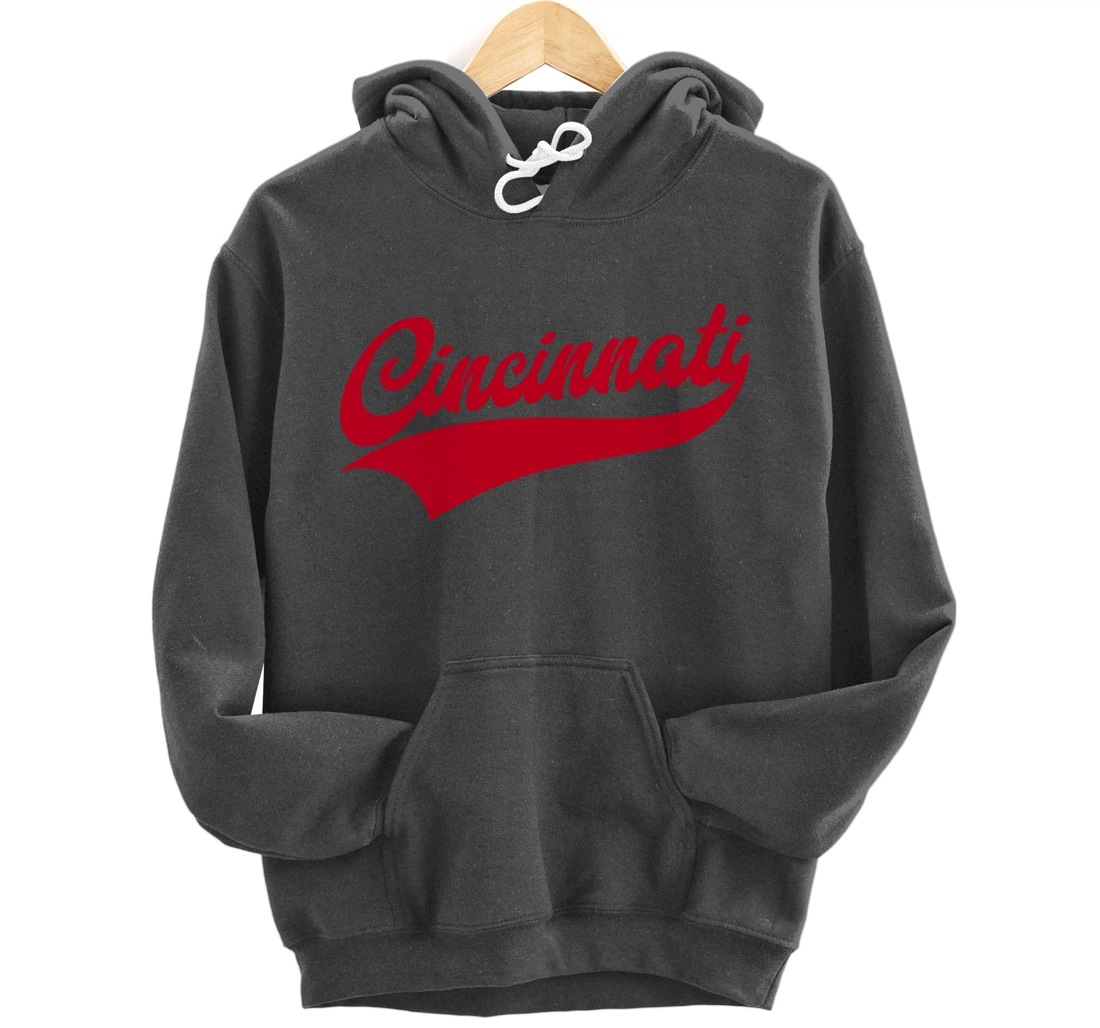 CINCINNATI - Throwback Design - Classic Pullover Hoodie