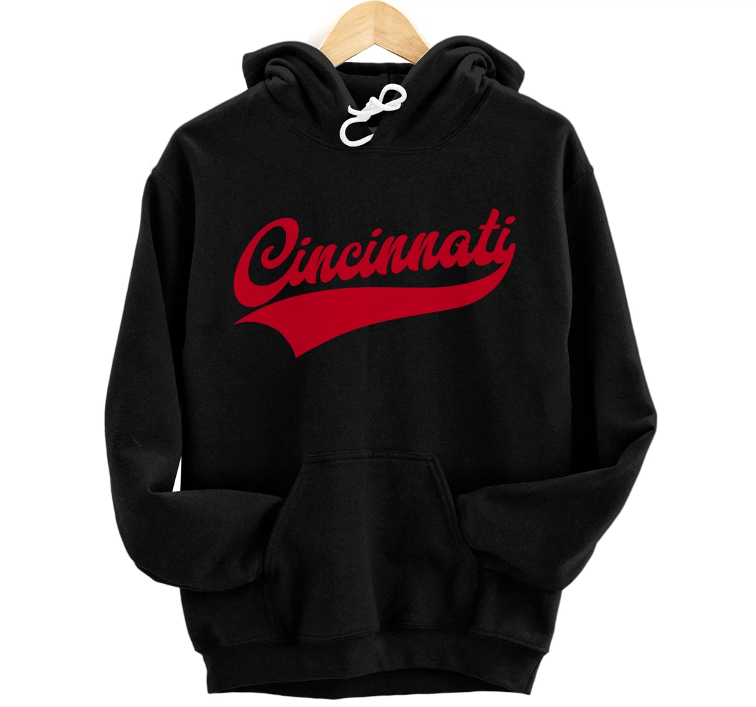 CINCINNATI - Throwback Design - Classic Pullover Hoodie