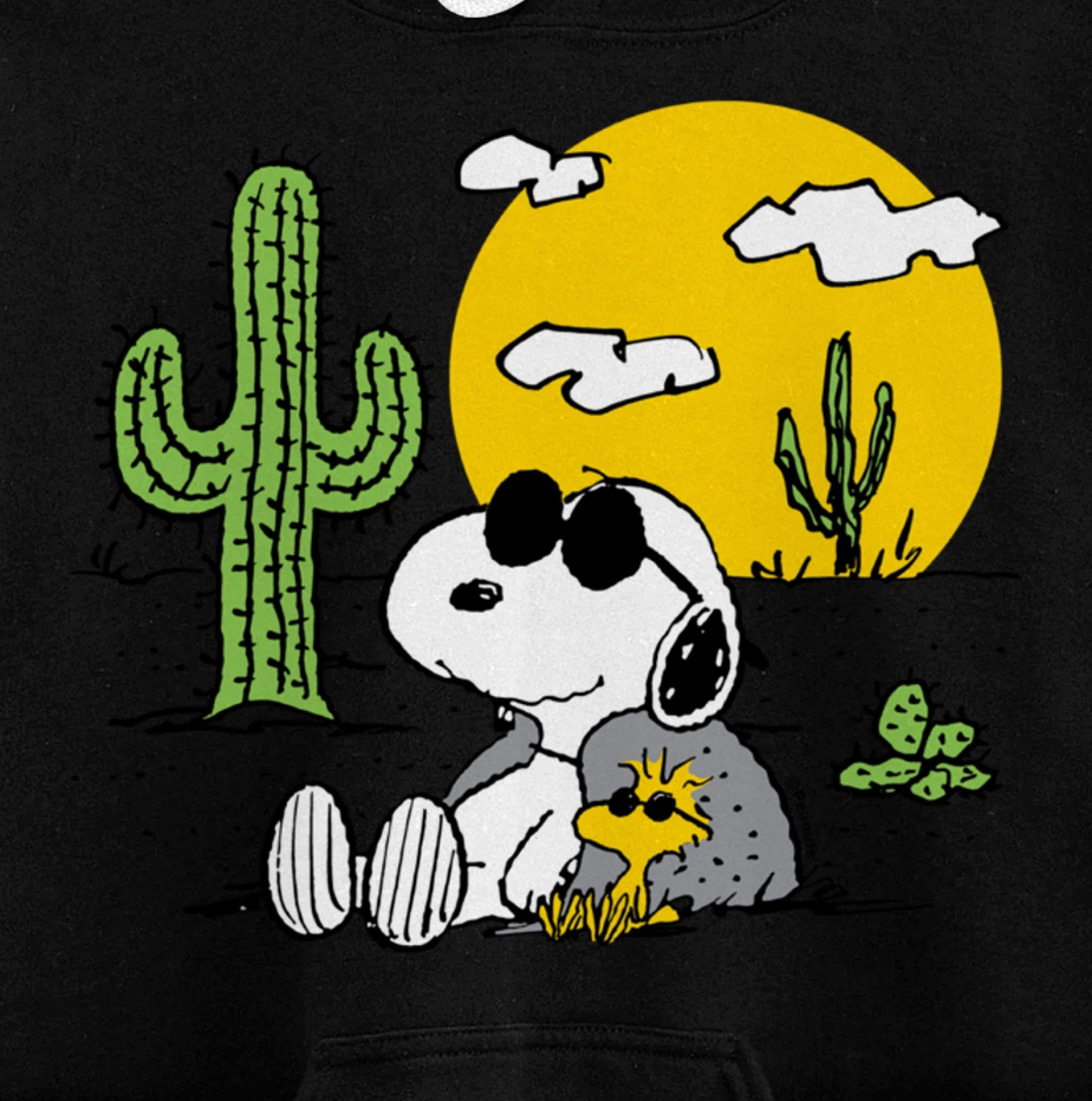Peanuts - Summer - Snoopy & Woodstock Desert Pullover Hoodie