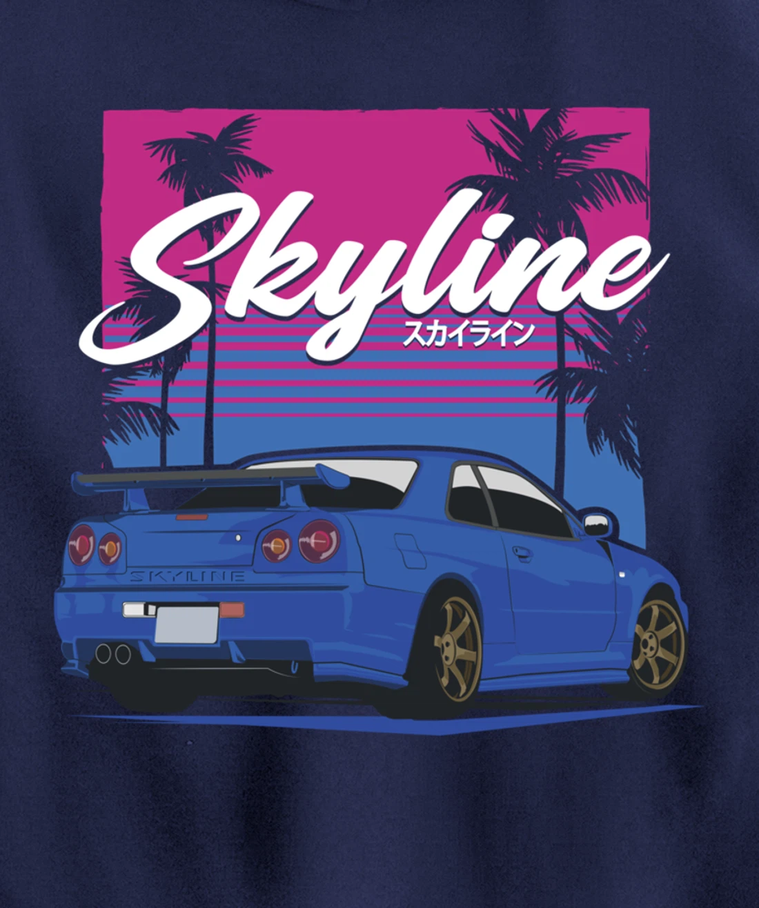 CLassic Legendary R34 JDM Pullover Hoodie