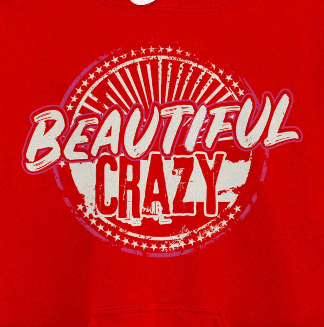 Crazy Women Beautiful Country Music Girl Design Idea Pullover Hoodie