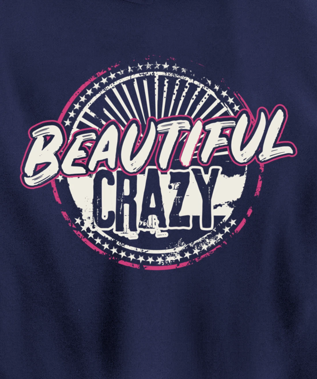 Crazy Women Beautiful Country Music Girl Design Idea Pullover Hoodie