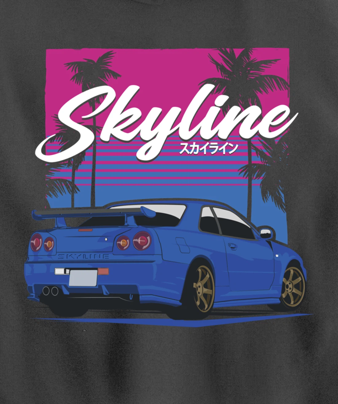 CLassic Legendary R34 JDM Pullover Hoodie