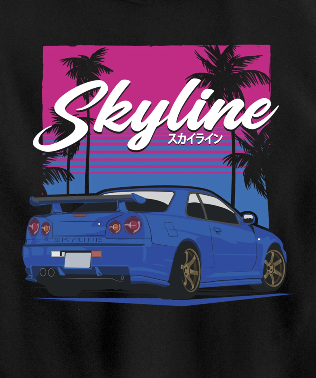 CLassic Legendary R34 JDM Pullover Hoodie