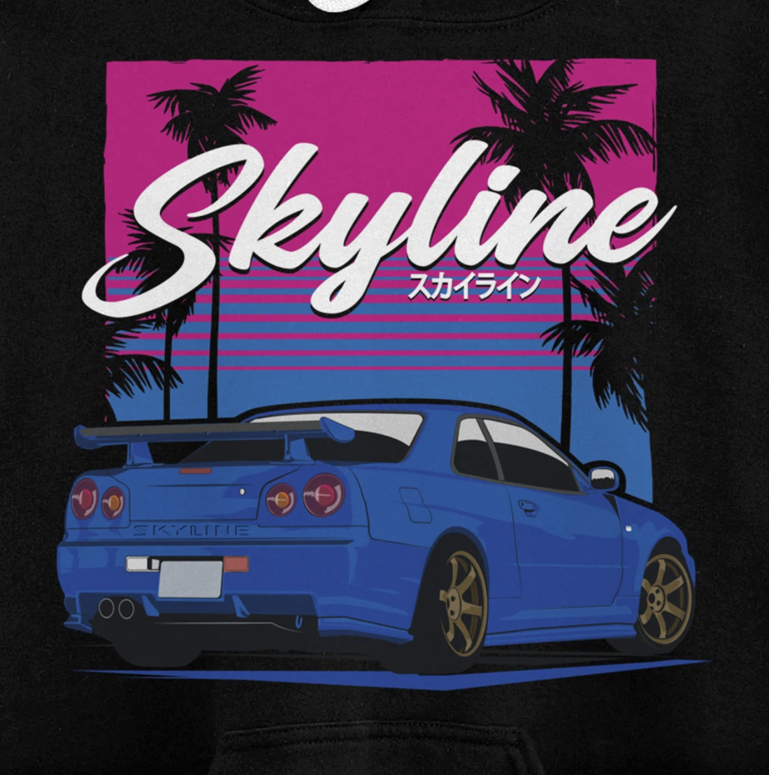 CLassic Legendary R34 JDM Pullover Hoodie