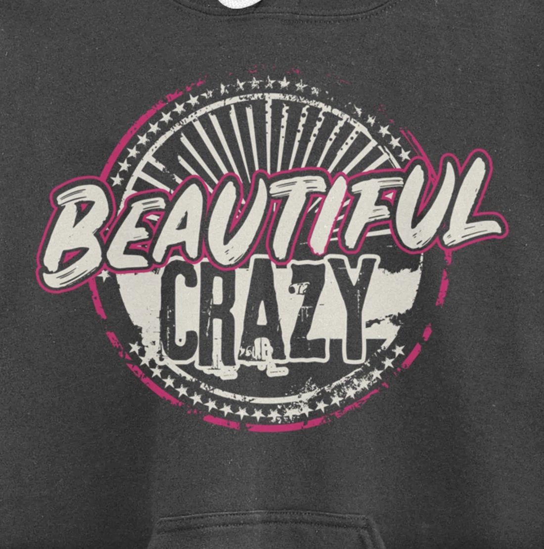 Crazy Women Beautiful Country Music Girl Design Idea Pullover Hoodie