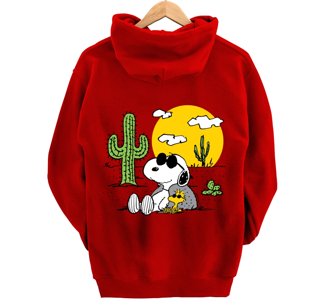 Peanuts - Summer - Snoopy & Woodstock Desert Pullover Hoodie