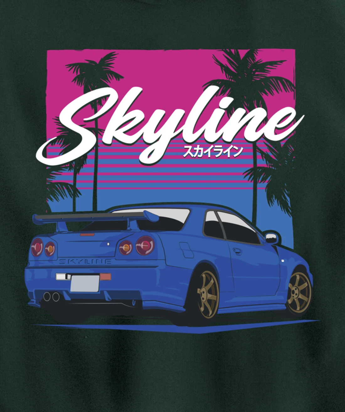 CLassic Legendary R34 JDM Pullover Hoodie