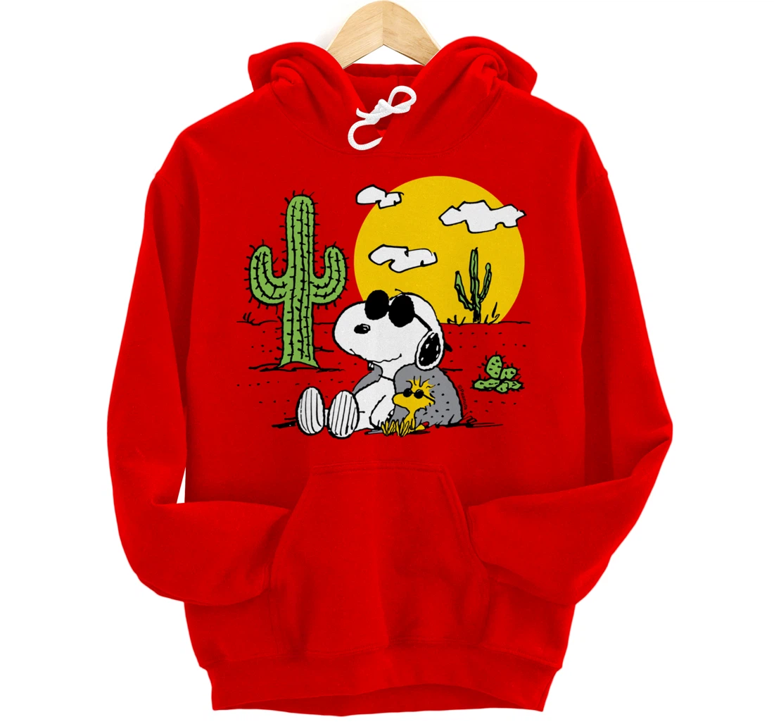 Peanuts - Summer - Snoopy & Woodstock Desert Pullover Hoodie