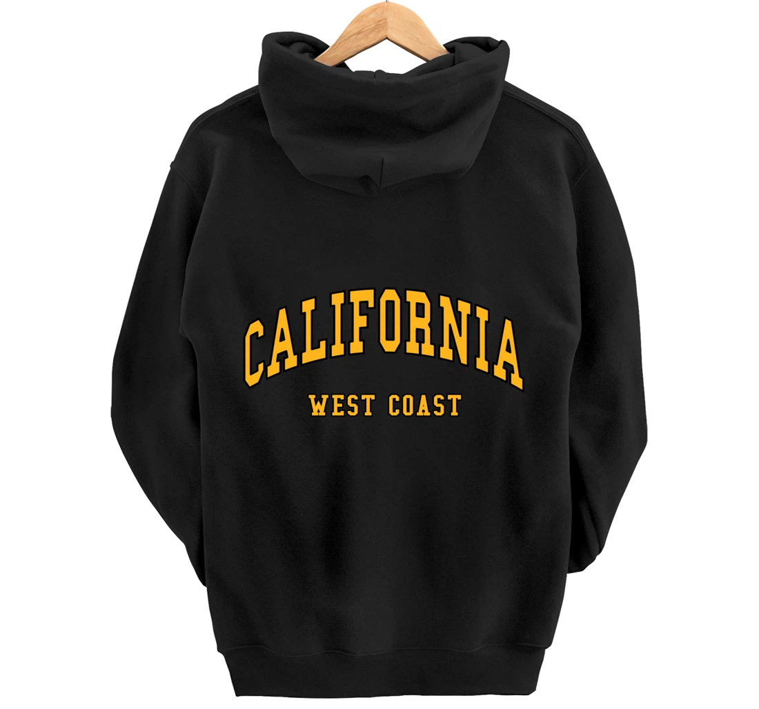 California - West Coast - Throwback Design - Classic Pullover Hoodie