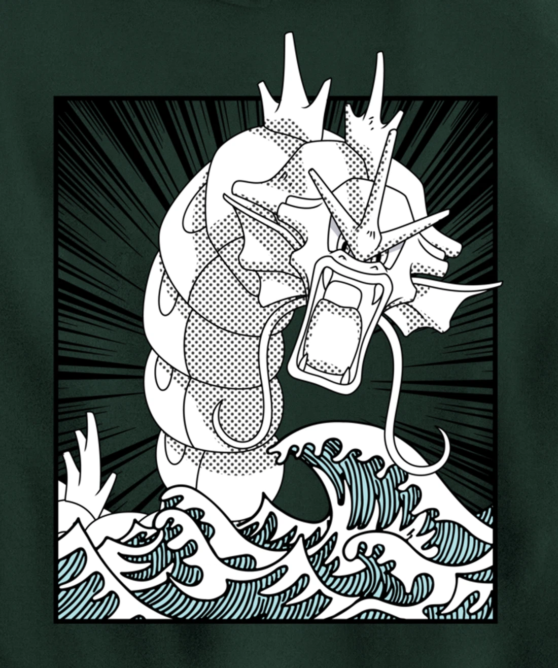 Pokémon - Gyarados Anime Pullover Hoodie