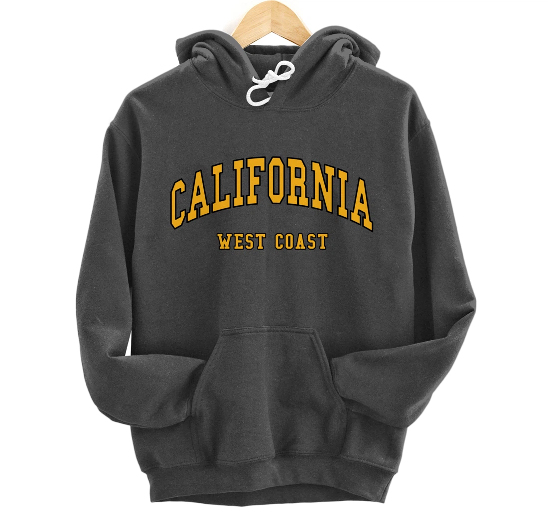 California - West Coast - Throwback Design - Classic Pullover Hoodie