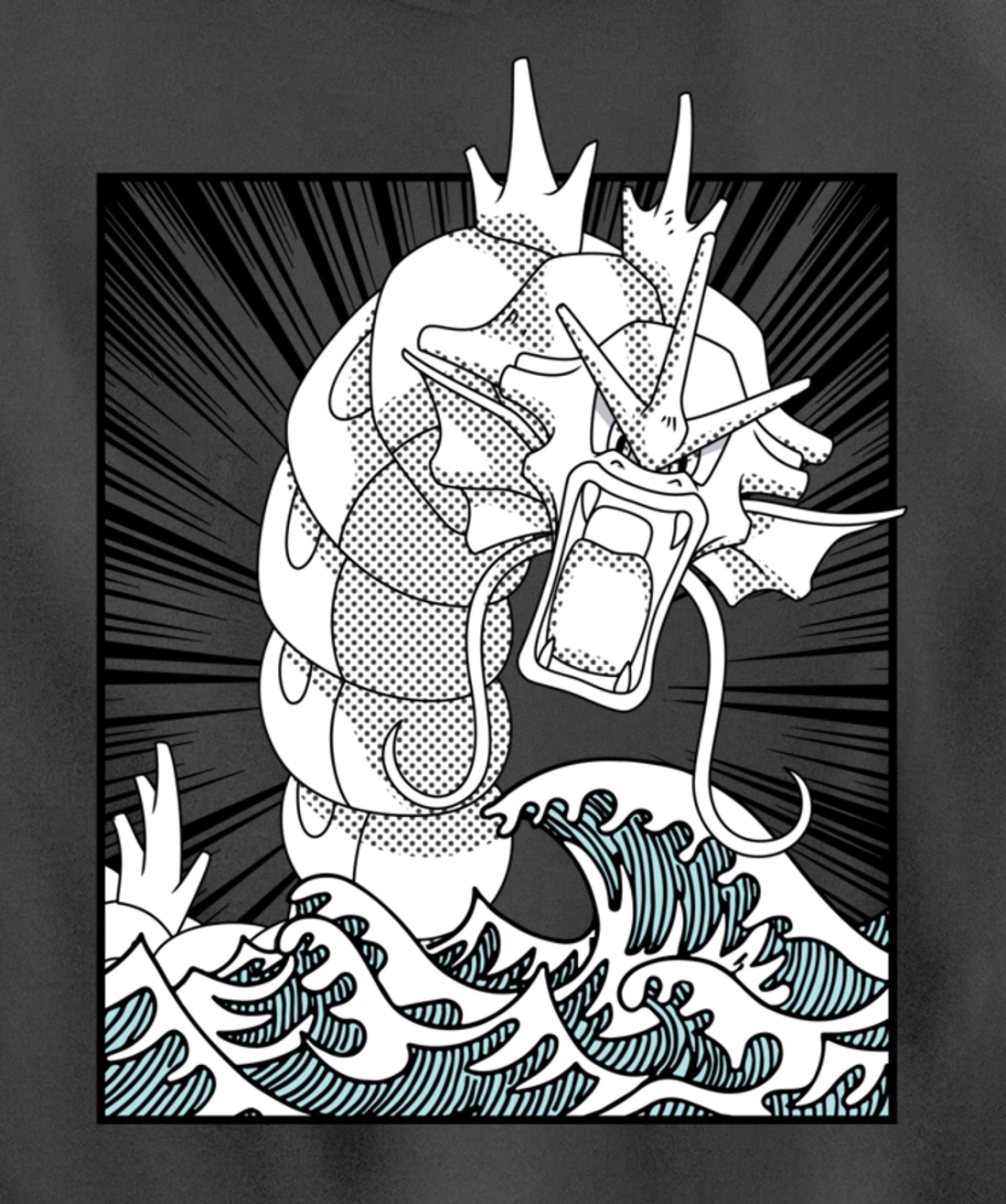 Pokémon - Gyarados Anime Pullover Hoodie