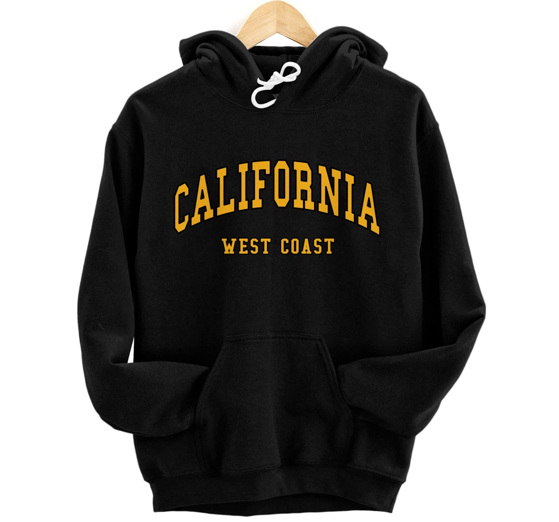 California - West Coast - Throwback Design - Classic Pullover Hoodie