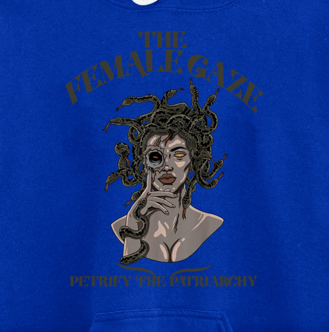 The Female Gaze Petrify The Patriarchy Medusa Pullover Hoodie