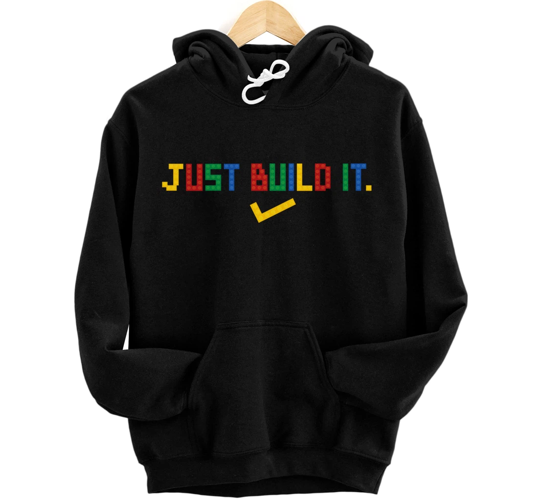 Just Build It Master Builder Building Block Boys Girls Pullover Hoodie