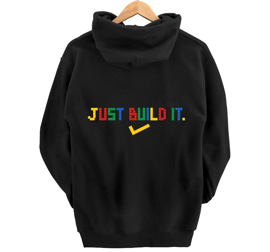 Just Build It Master Builder Building Block Boys Girls Pullover Hoodie