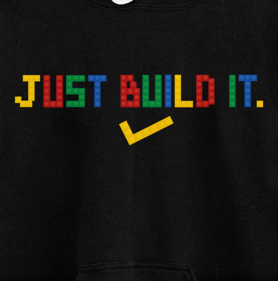 Just Build It Master Builder Building Block Boys Girls Pullover Hoodie