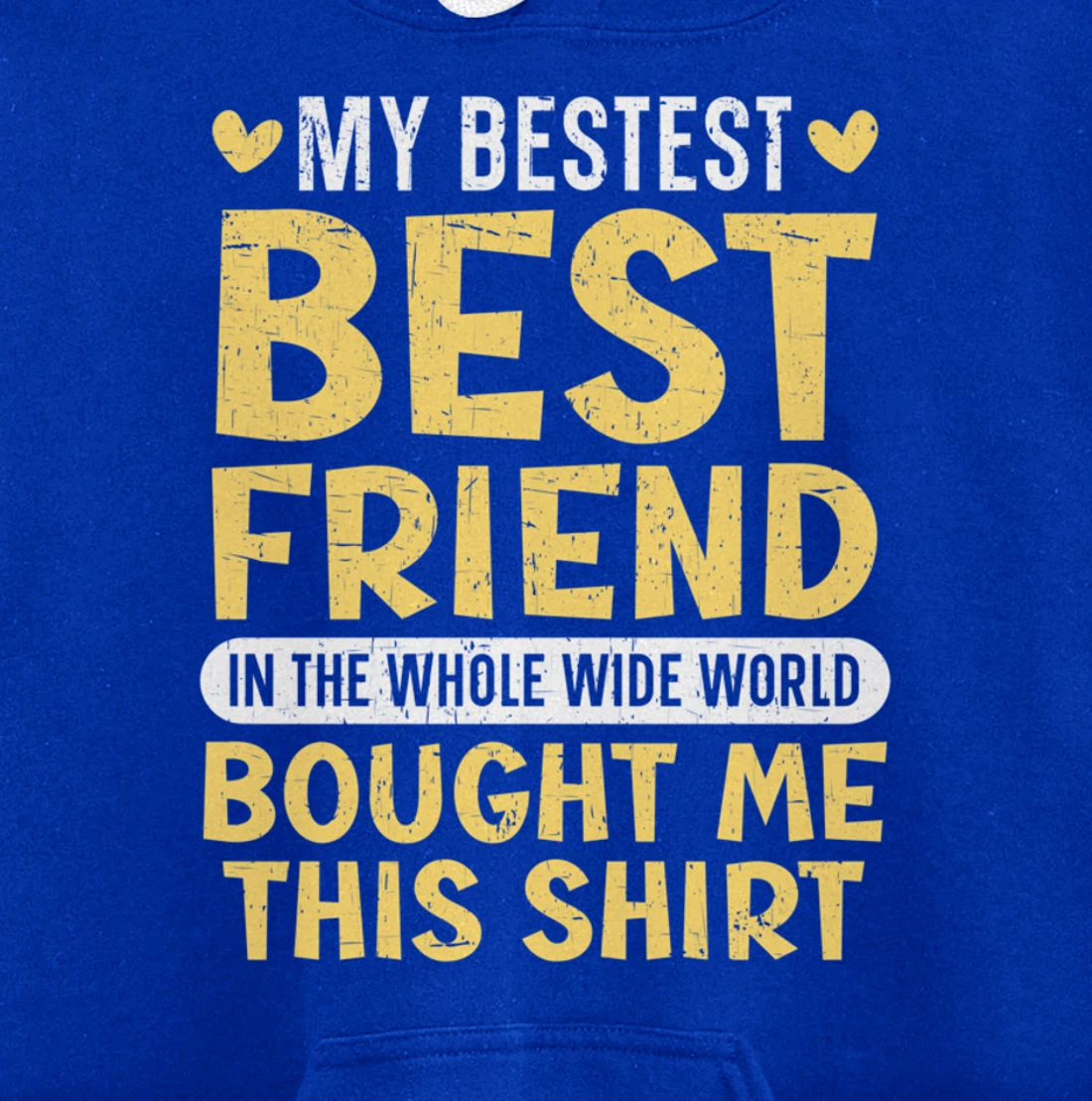 Best Friend Forever Friendship Bestie BFF Squad Pullover Hoodie