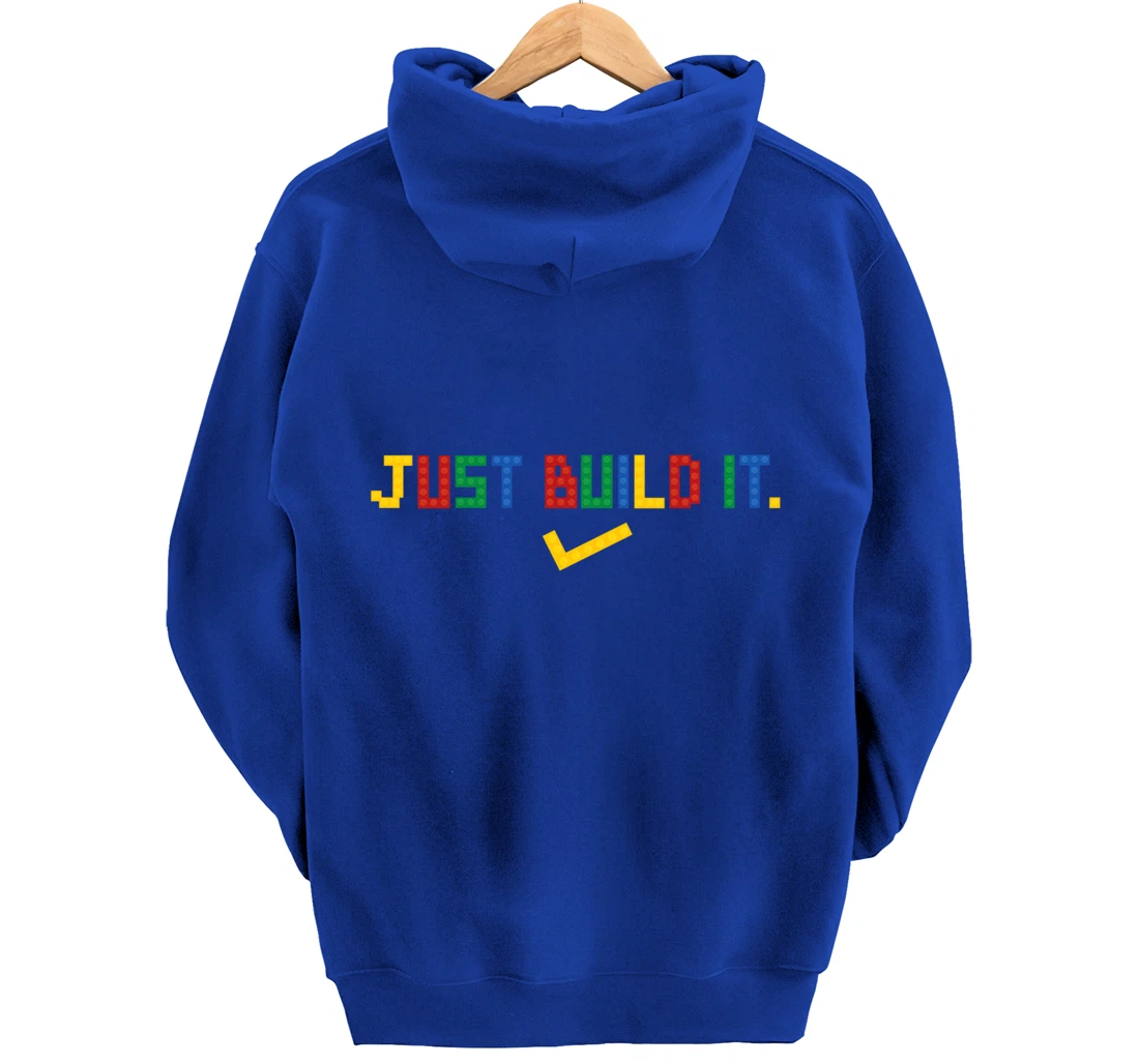 Just Build It Master Builder Building Block Boys Girls Pullover Hoodie
