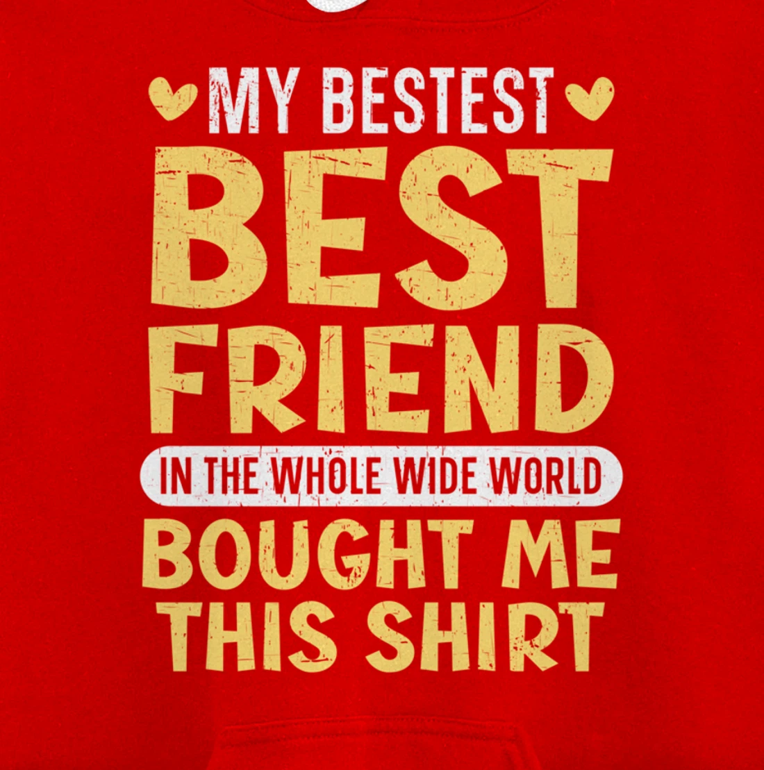 Best Friend Forever Friendship Bestie BFF Squad Pullover Hoodie