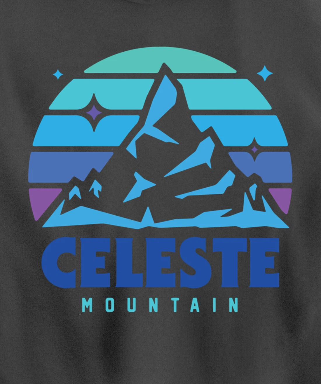 Retro Celeste Vintage Design Mountain Playing Videogames Pullover Hoodie