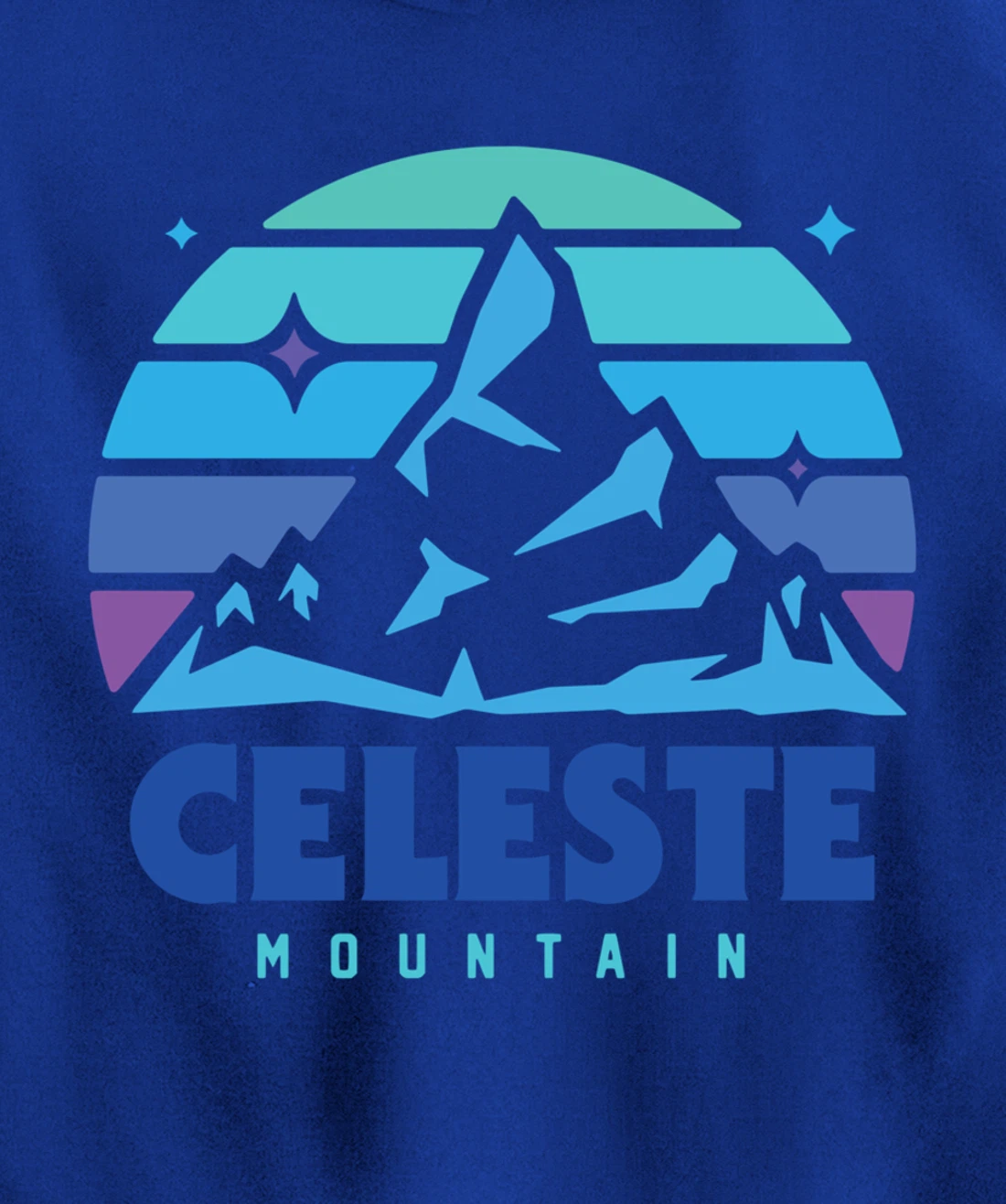 Retro Celeste Vintage Design Mountain Playing Videogames Pullover Hoodie