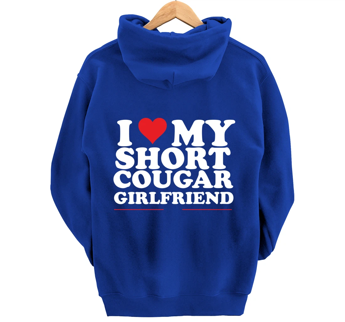 I Heart My Cougar GF Pullover Hoodie