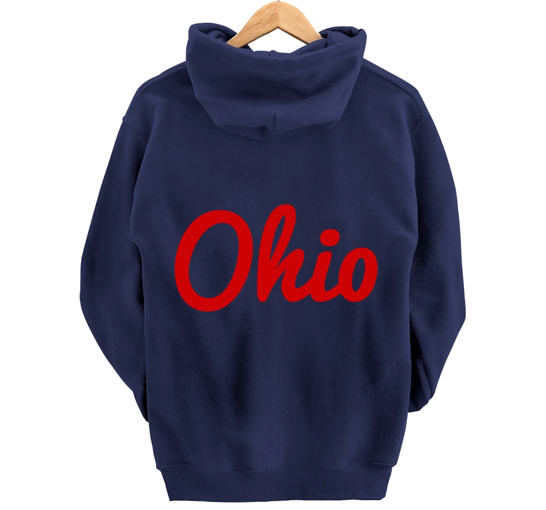 Script Ohio Hoodie State of Ohio Hooded Hoodie Pullover Hoodie