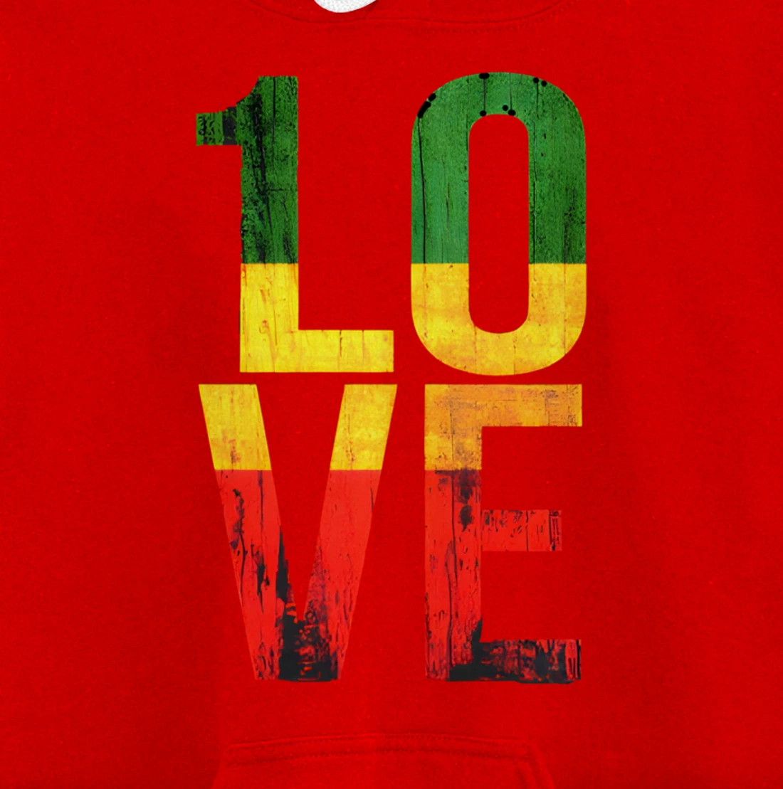 one love reggae love retro reggae casual Pullover Hoodie