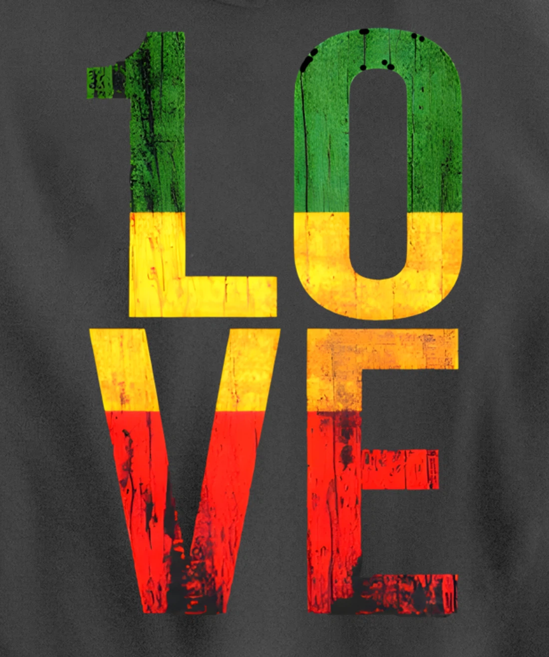 one love reggae love retro reggae casual Pullover Hoodie