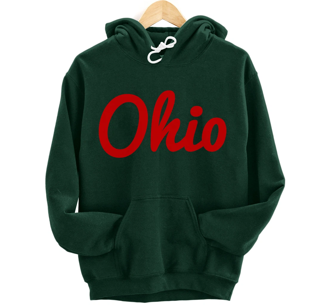 Script Ohio Hoodie State of Ohio Hooded Hoodie Pullover Hoodie