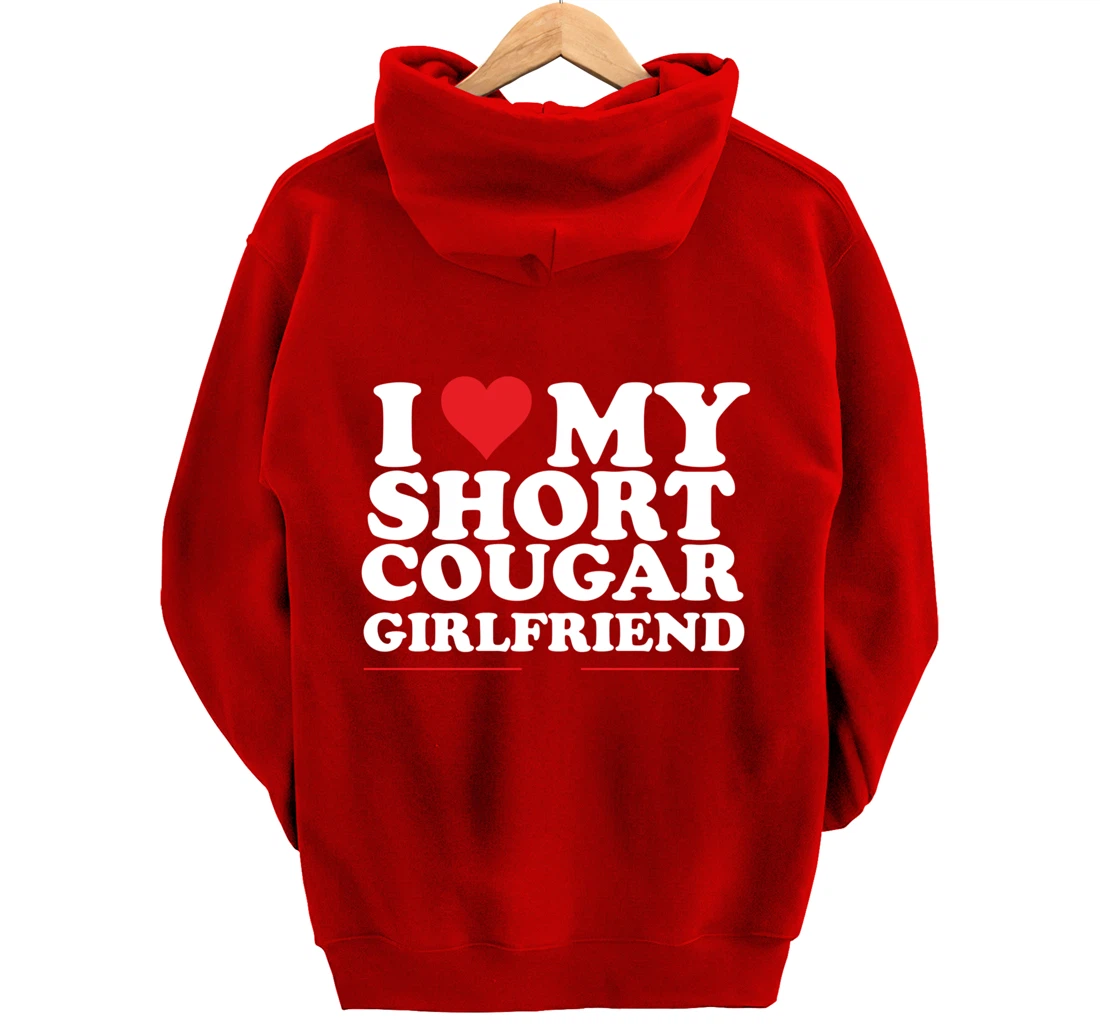 I Heart My Cougar GF Pullover Hoodie