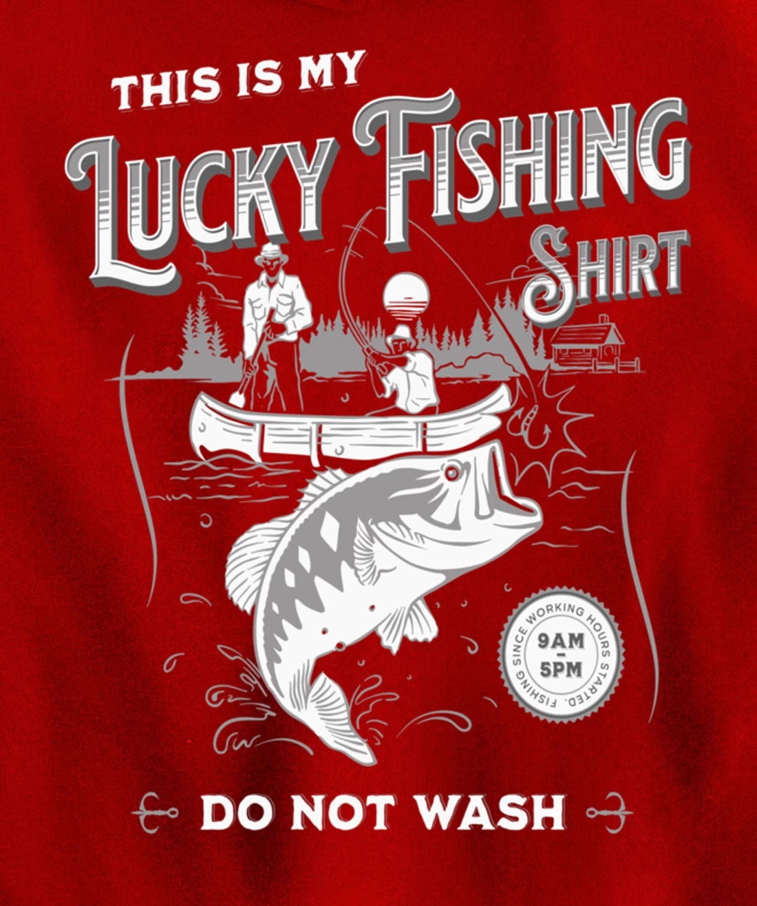 Funny Lucky Fishing Tee Do Not Wash Fisherman Pullover Hoodie
