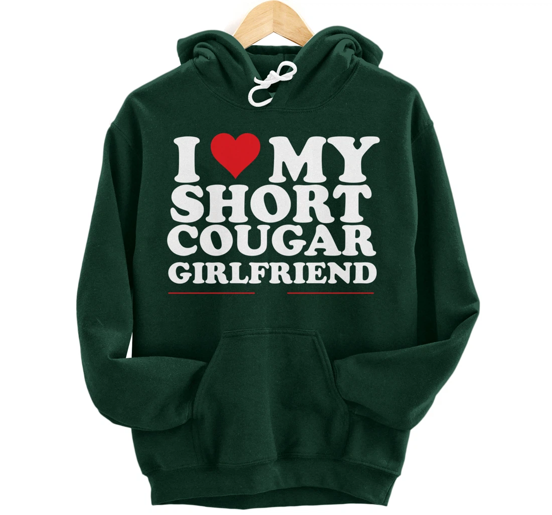 I Heart My Cougar GF Pullover Hoodie