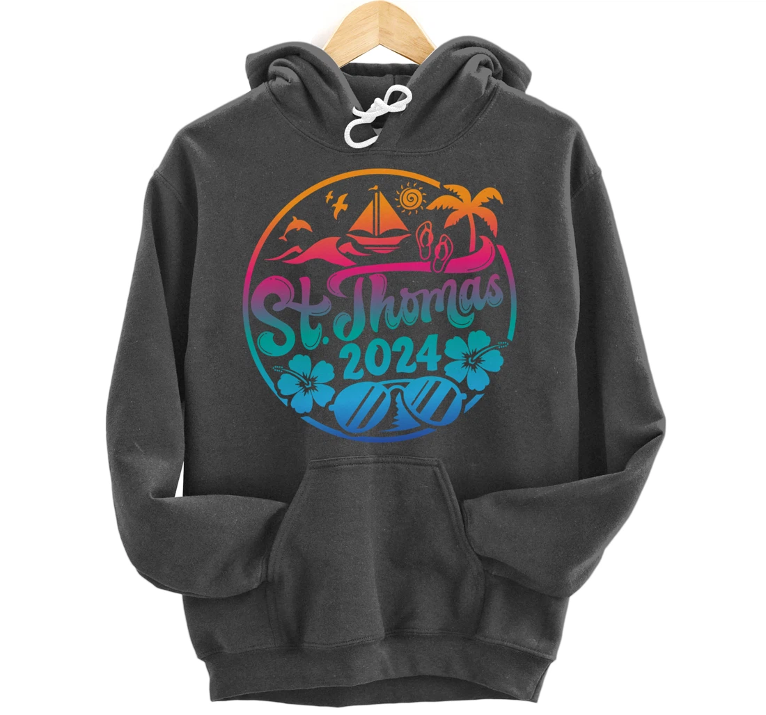 St Thomas Vacation 2024 Family Matching Group Pullover Hoodie