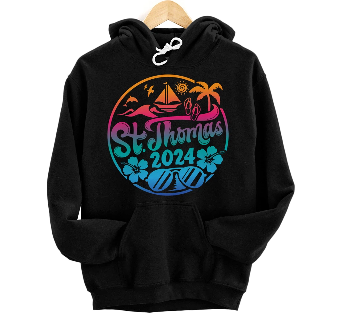St Thomas Vacation 2024 Family Matching Group Pullover Hoodie