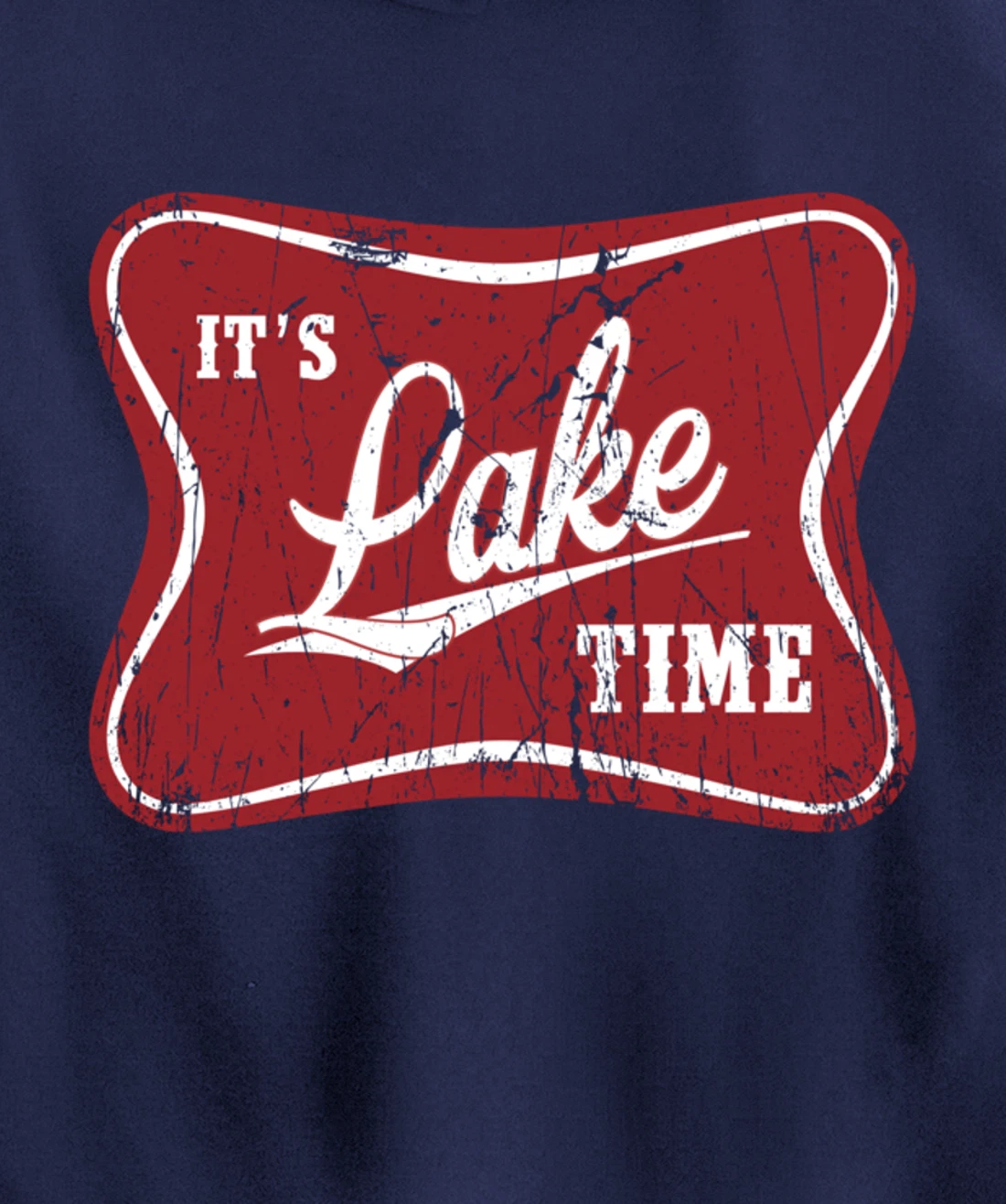 It's Lake Time, Lake Camper Life Likes Fishing Pullover Hoodie