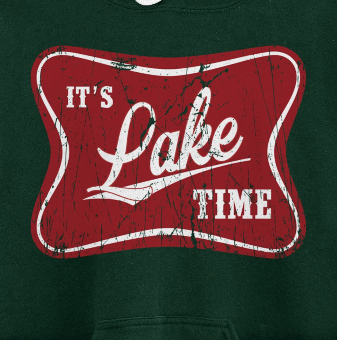 It's Lake Time, Lake Camper Life Likes Fishing Pullover Hoodie