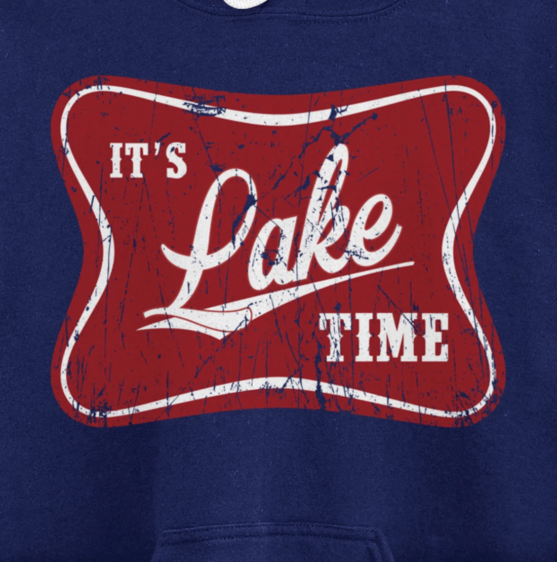 It's Lake Time, Lake Camper Life Likes Fishing Pullover Hoodie