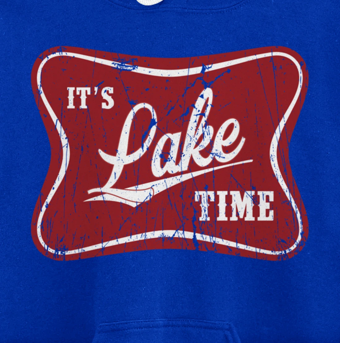 It's Lake Time, Lake Camper Life Likes Fishing Pullover Hoodie