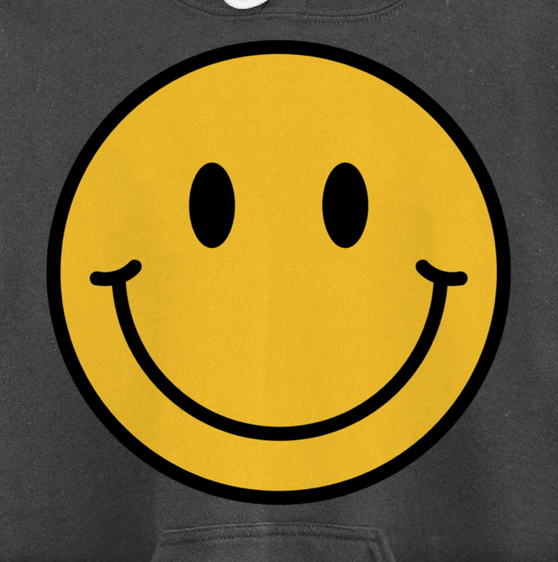 70s Yellow Smile Face Shirt Cute Happy Peace Smiling Face Pullover Hoodie