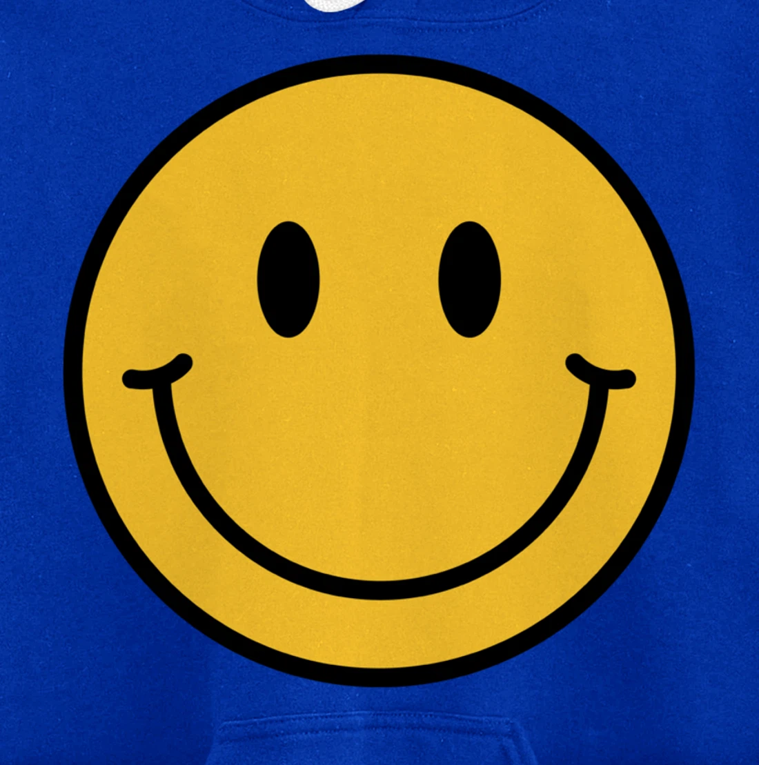70s Yellow Smile Face Shirt Cute Happy Peace Smiling Face Pullover Hoodie