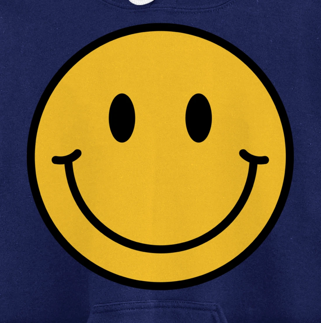 70s Yellow Smile Face Shirt Cute Happy Peace Smiling Face Pullover Hoodie