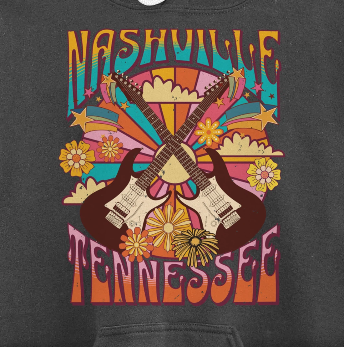 Nashville Country Music City Girls Trip Retro Nash Bash Bach Pullover Hoodie