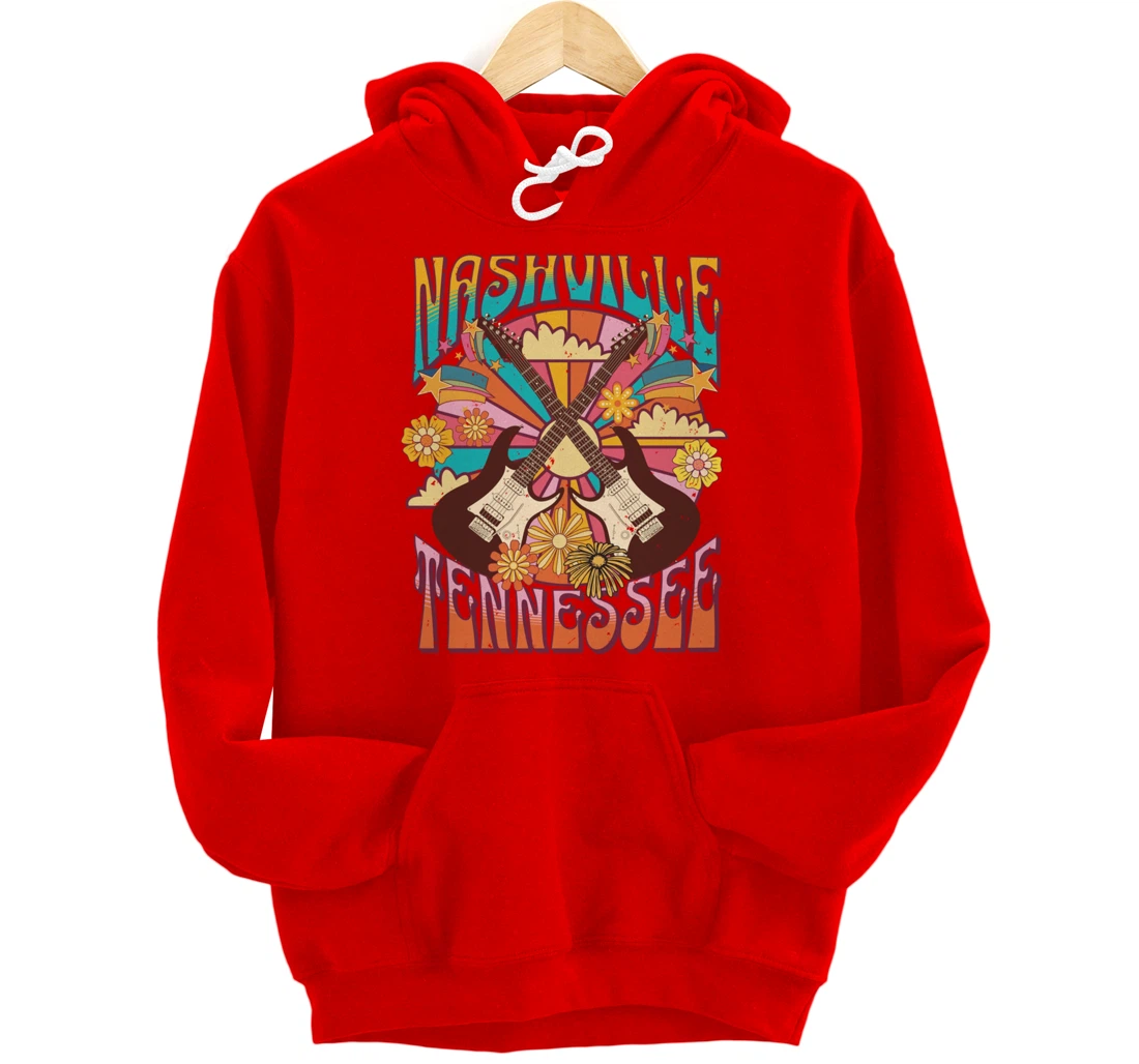 Nashville Country Music City Girls Trip Retro Nash Bash Bach Pullover Hoodie